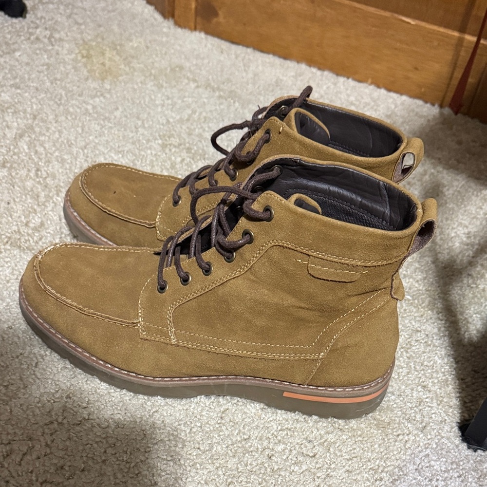 Sonoma Men's Brown Lace-Up Boots
